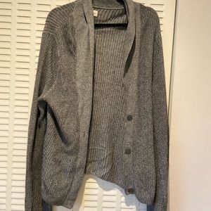 American eagle size medium grey knit cardigan
